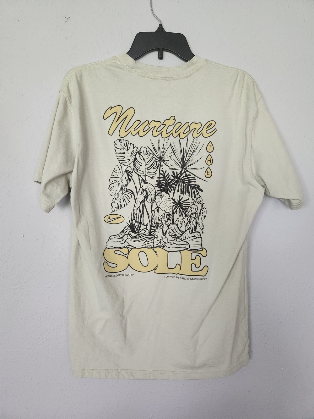 Nike Nurture the Sole Graphic Tee - Green, Yellow Accents